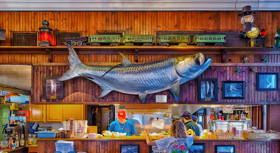 Loose Caboose Restaurant - Boca Grande Photograph by Frank J Benz