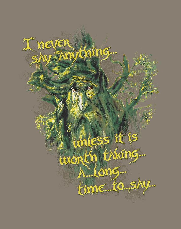 Lord Of The Rings Digital Art - Lor - Slow Talker by Brand A Lord Of The Rings Digital Art - Lor - Slow Talker by Brand A