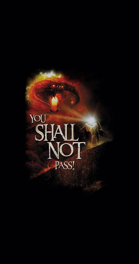 Fantasy Digital Art - Lor - You Shall Not Pass by Brand A