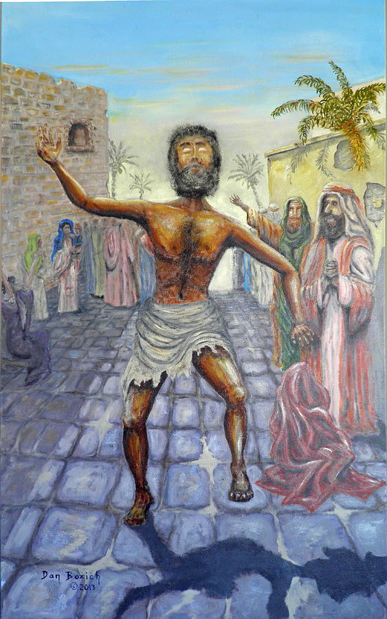 Biblical Painting - Lord I want to See by Dan Bozich Biblical Painting - Lord I want to See by Dan Bozich