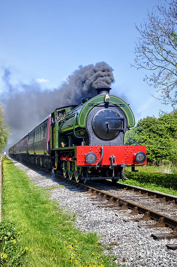 Lord Phil steam train Photograph by Steev Stamford
