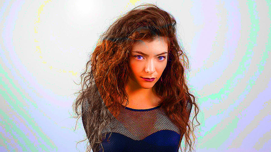 Lorde Digital Art - Lorde by Marvin Blaine