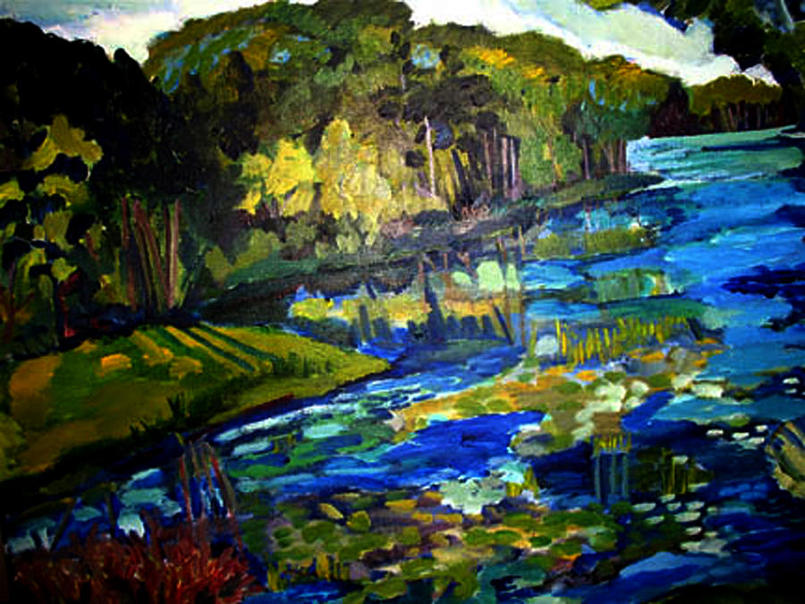 Vermont Painting - Lore Lake by Doris Lane Grey Vermont Painting - Lore Lake by Doris Lane Grey
