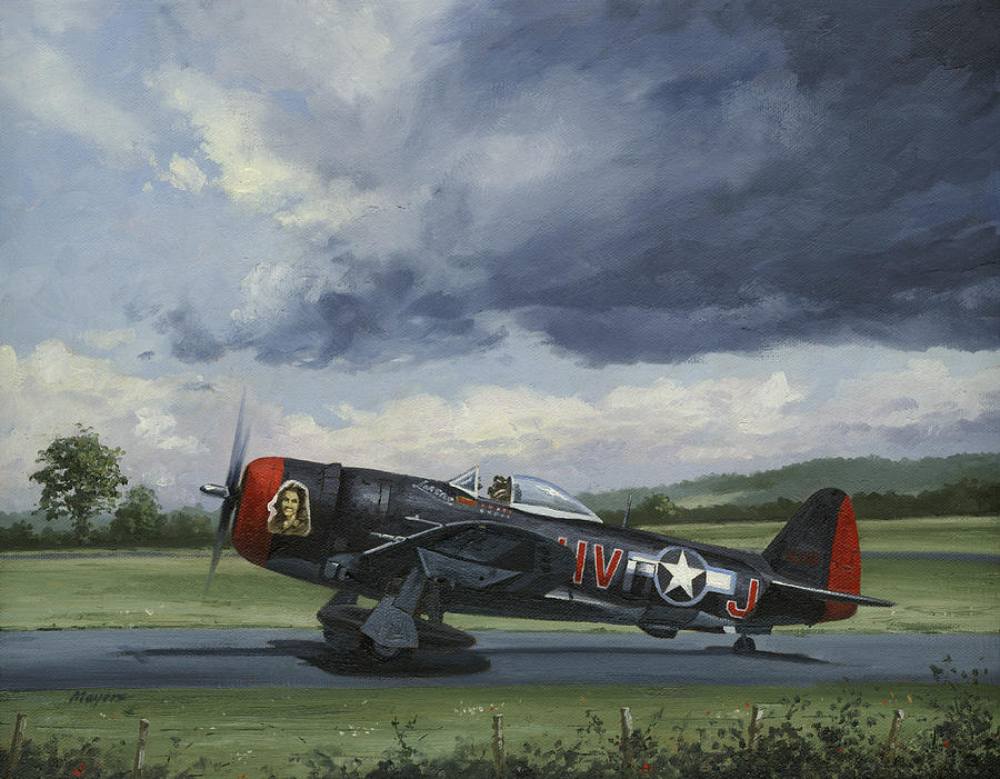 P-47 Thunderbolt Painting - Lorene by Wade Meyers