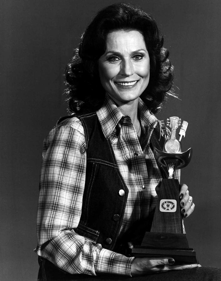 Loretta Lynn With Award Photograph by Retro Images Archive