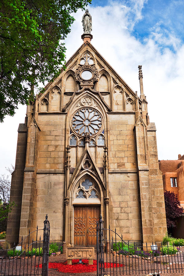 Loretto Chapel in Spring Photograph by Robert Meyers-Lussier