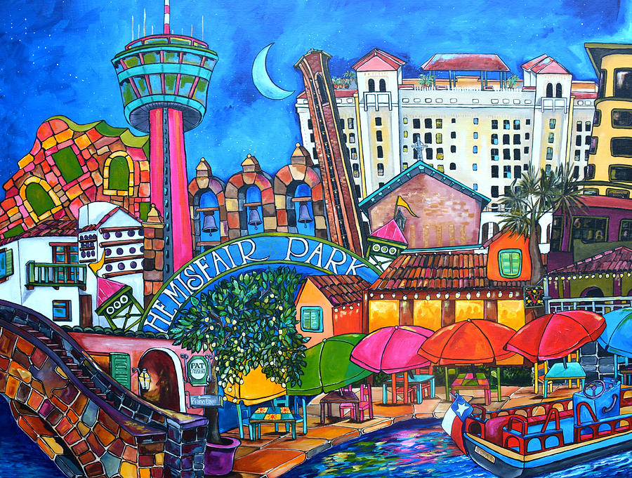 San Antonio Painting - Lorfings San Antonio by Patti Schermerhorn