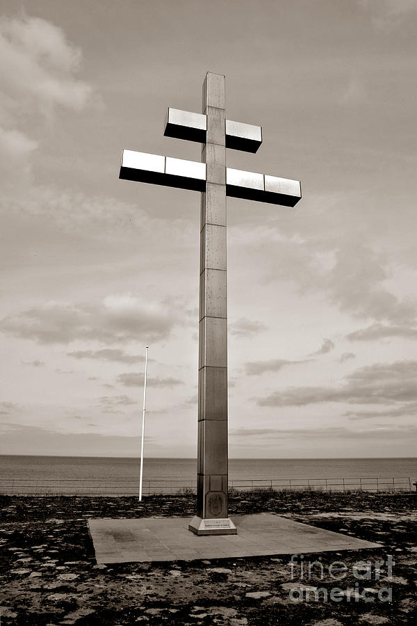 Lorraine Cross in Normandy Photograph by Olivier Le Queinec