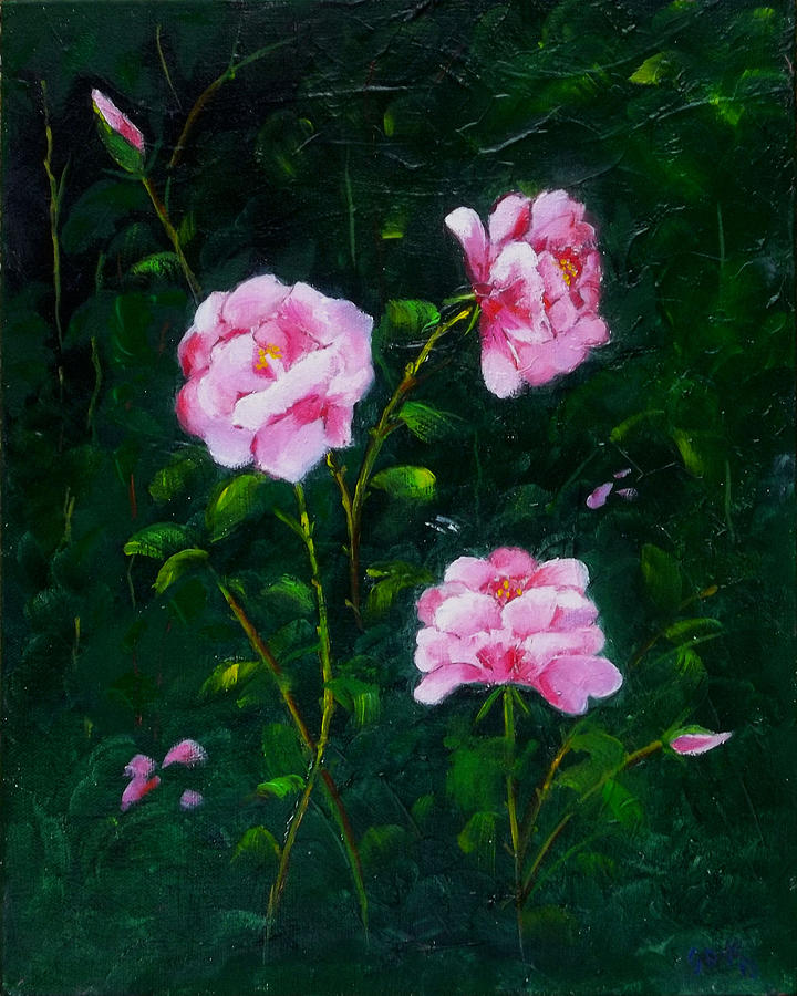 Rose Painting - Lorraine by Gloria Dietz-Kiebron