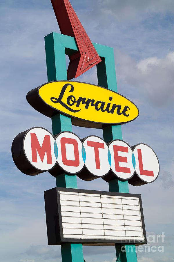 Lorraine Motel Sign I Photograph by Clarence Holmes