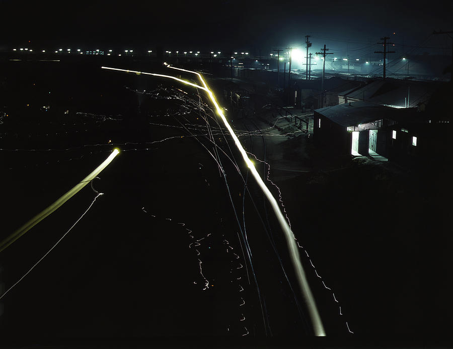 Los Angeles Blackout, 1943 Photograph by Granger