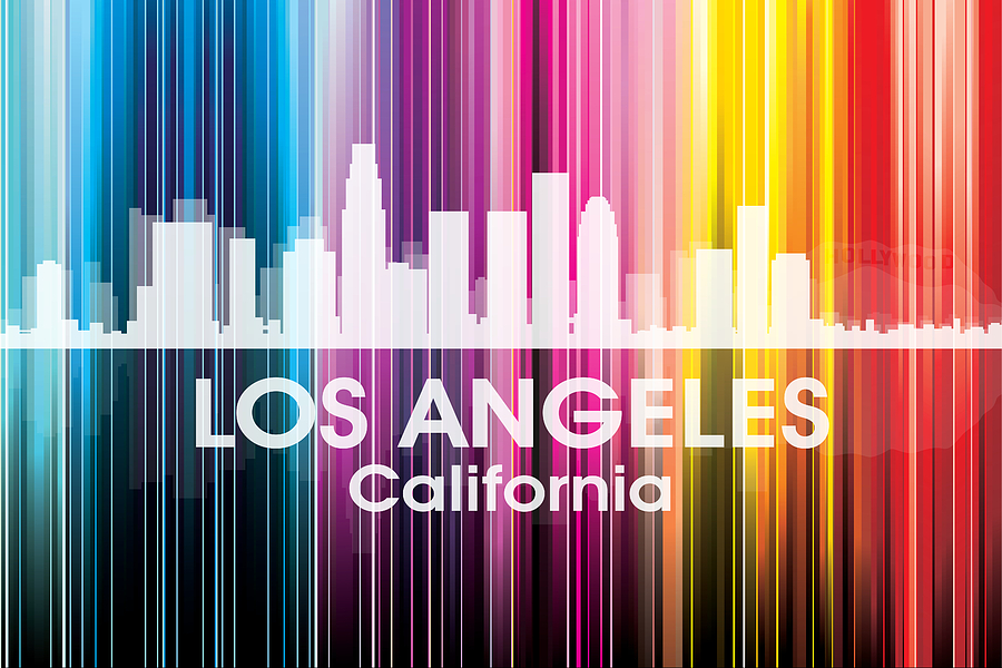 Los Angeles CA 2 Mixed Media by Angelina Tamez
