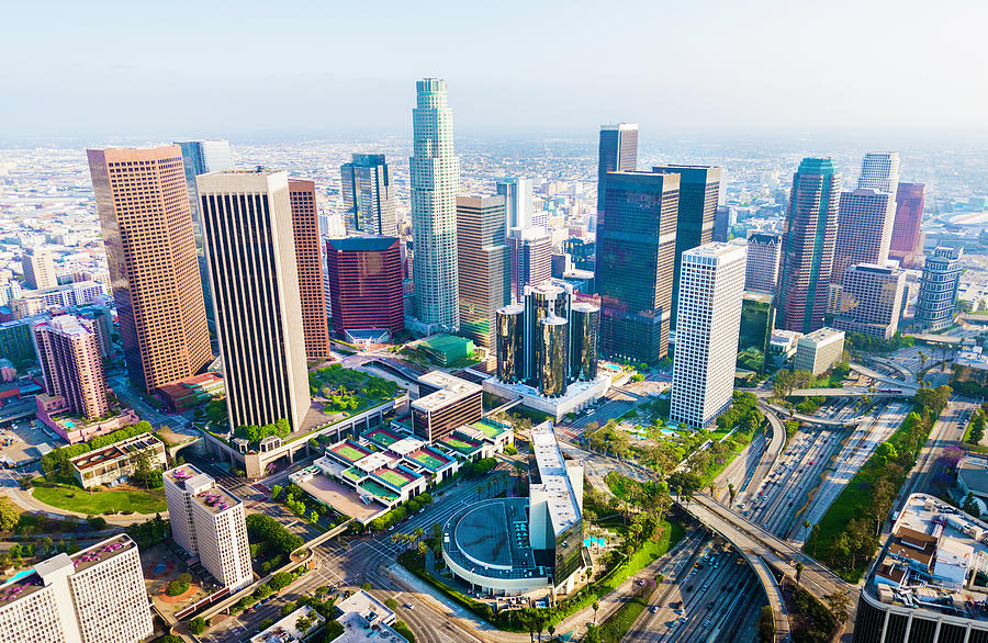 Los Angeles California Downtown Skyline Photograph by Dszc