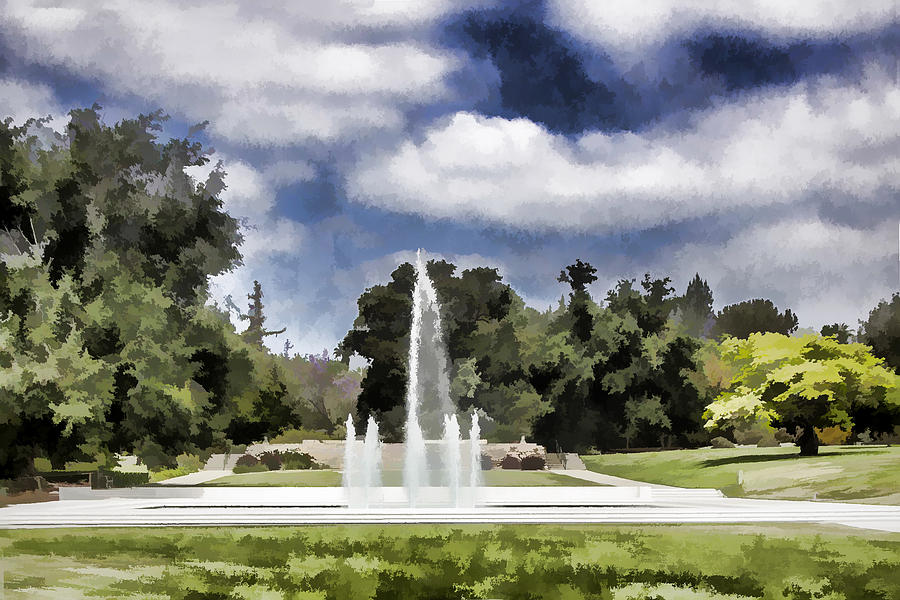 Los Angeles County Arboretum Digital Art by Photographic Art by Russel Ray Photos