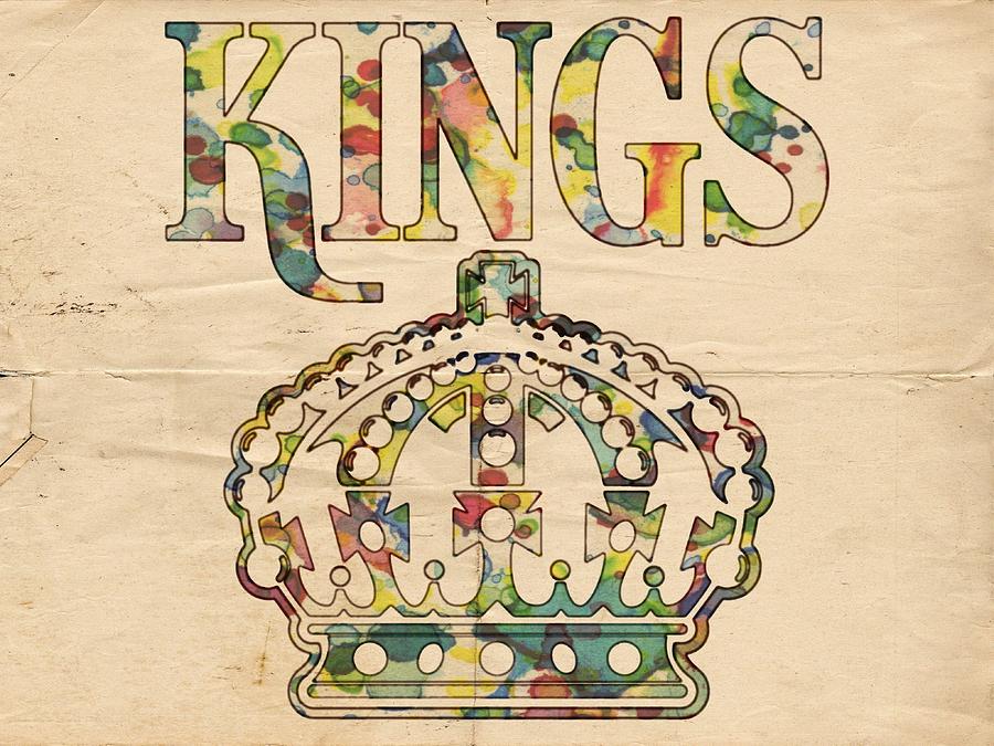 LA Kings Vintage Art by Florian Rodarte