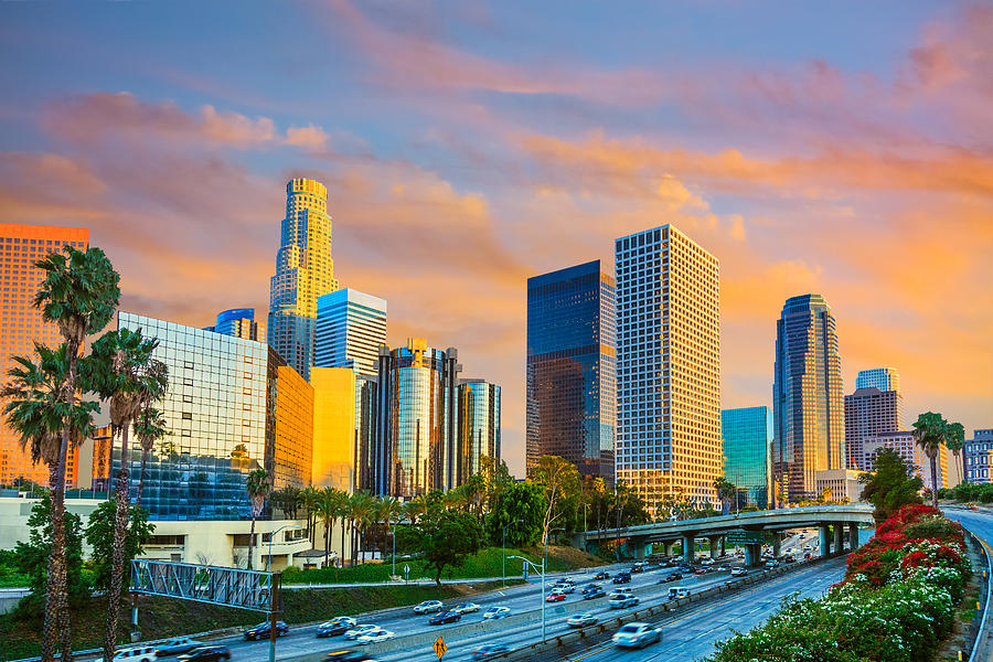 Los Angeles skyline, CA Photograph by Ron_Thomas