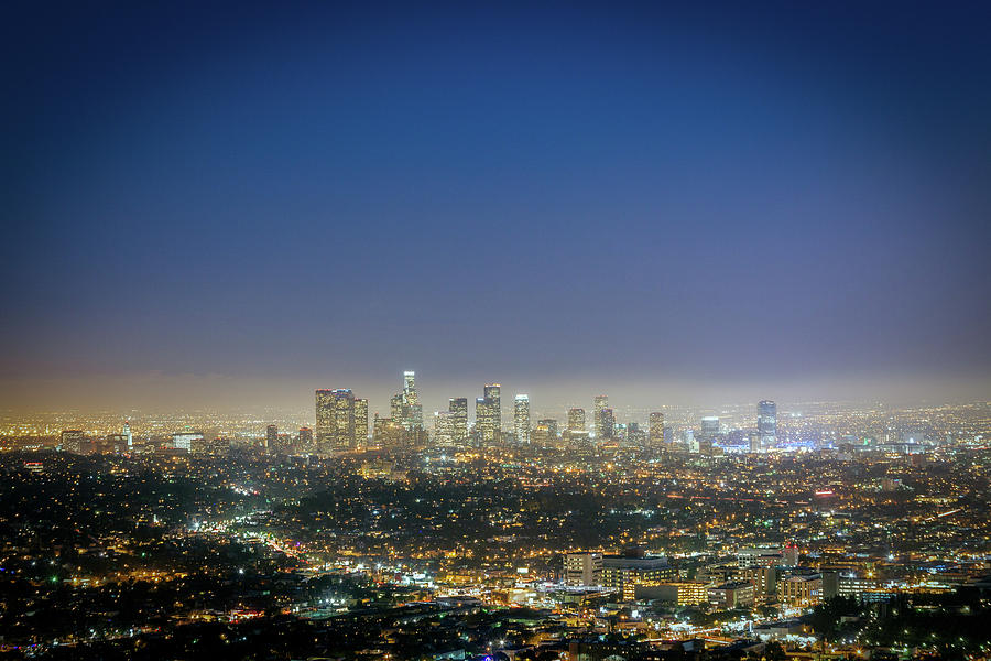 Los Angeles Skyline, California Photograph by Uschools