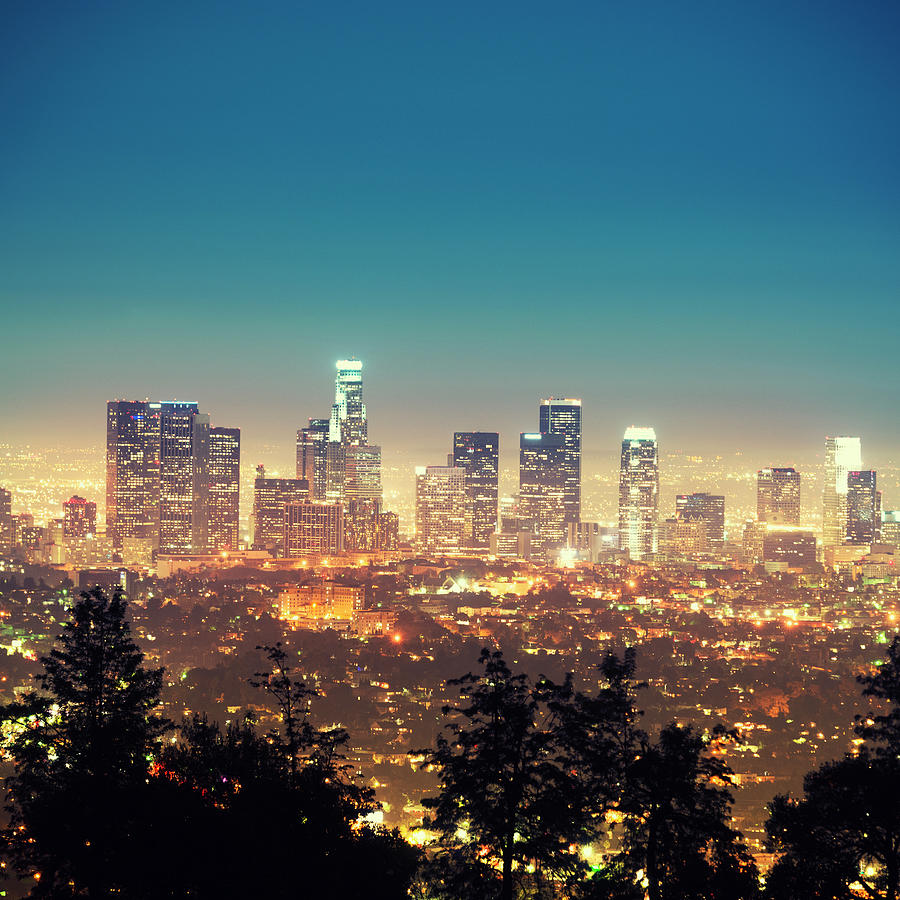 Los Angeles Skyline Photograph by Franckreporter