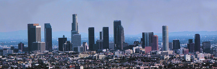 Los Angeles Skyline Photograph by Helaine Cummins