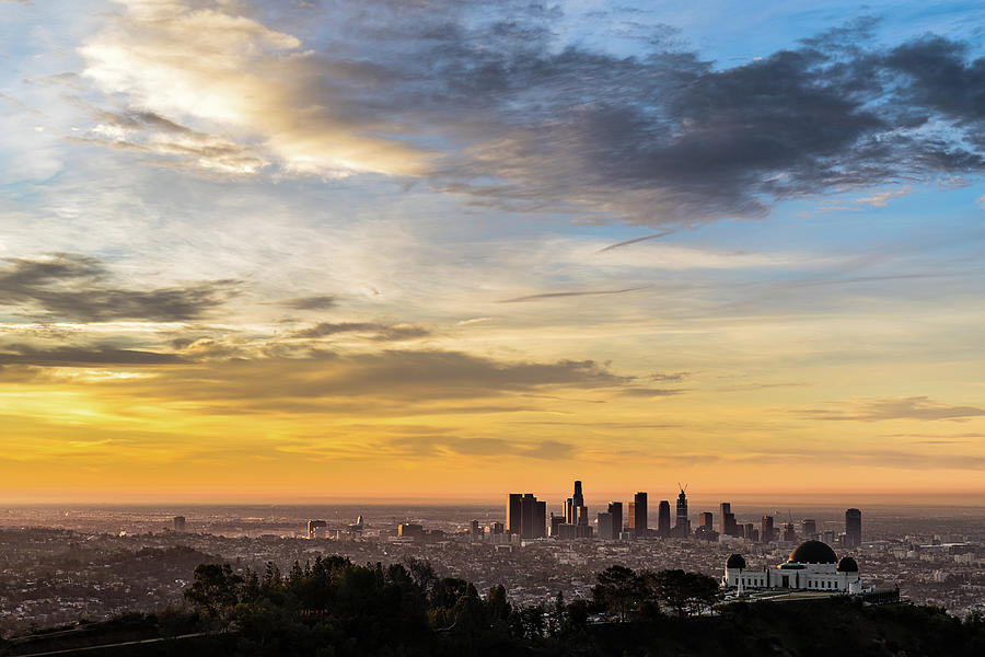 Los Angeles Sunrise Photograph By Carl Larson Photography Fine Art