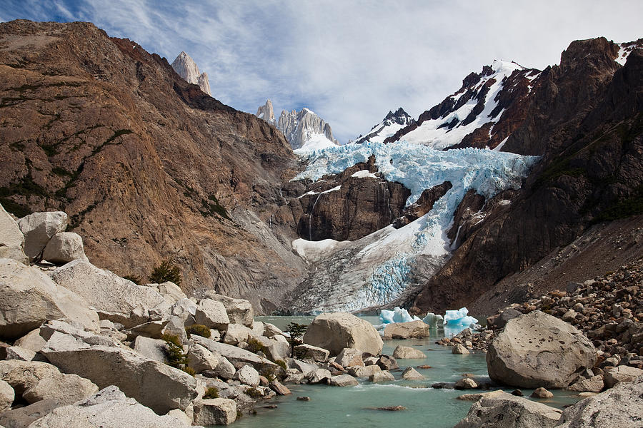 Los Glaciares Photograph by Wolfgang Woerndl - Fine Art America