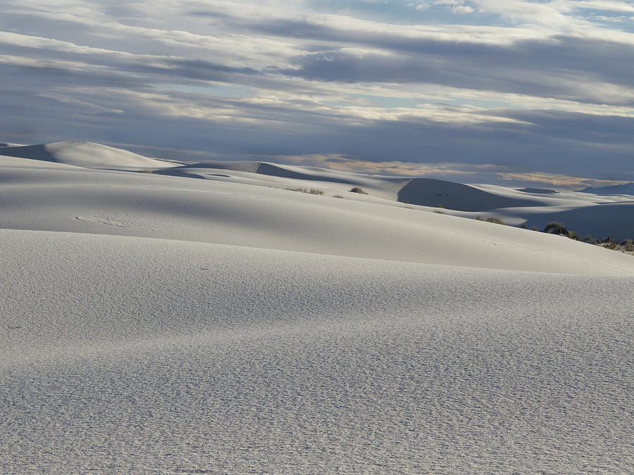 Loss of Sun on White Sands Photograph by Jean Noren