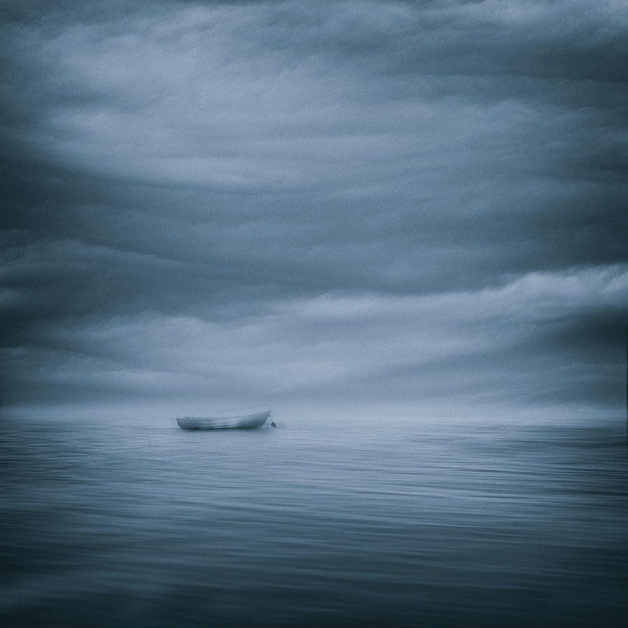 Boat Photograph - Lost ... by Joanna Maciszka