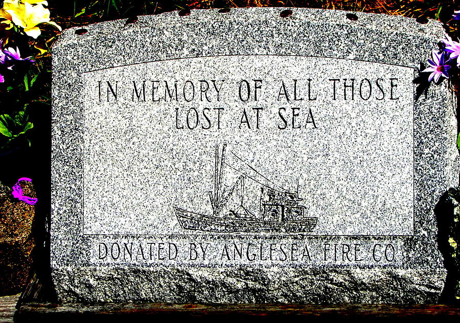 Lost At Sea Memorial Photograph by Pamela Hyde Wilson