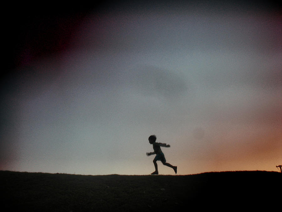Silhouette Photograph - Lost Boy by Beto Machado