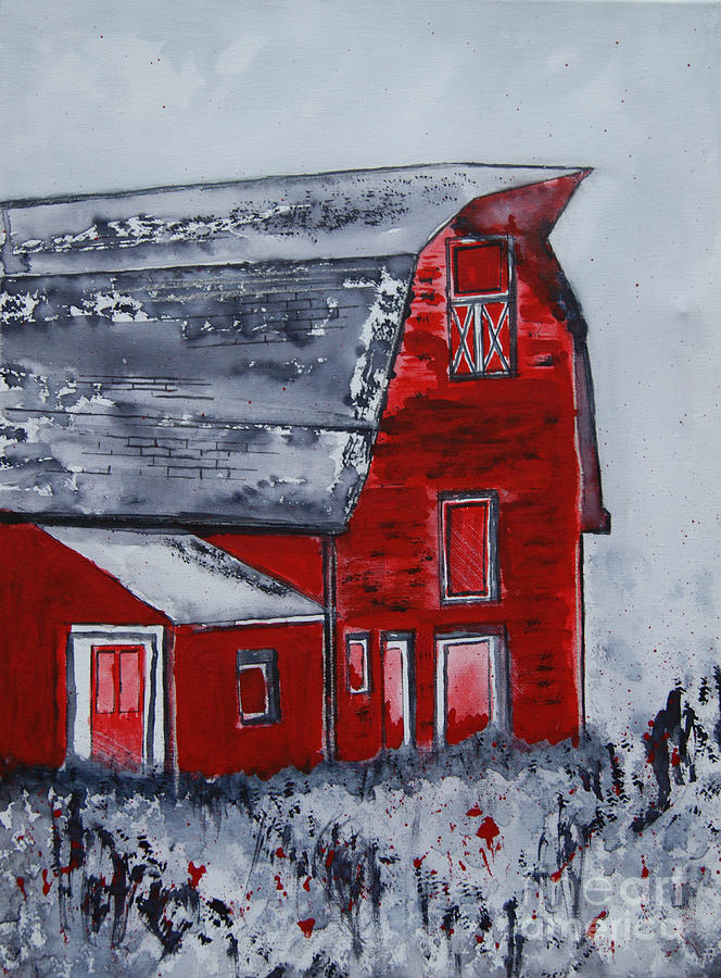 Barn Painting - Lost Era by Michael Rados