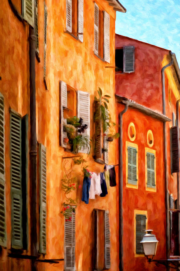 France Painting - Lost in Cagnes by Michael Pickett