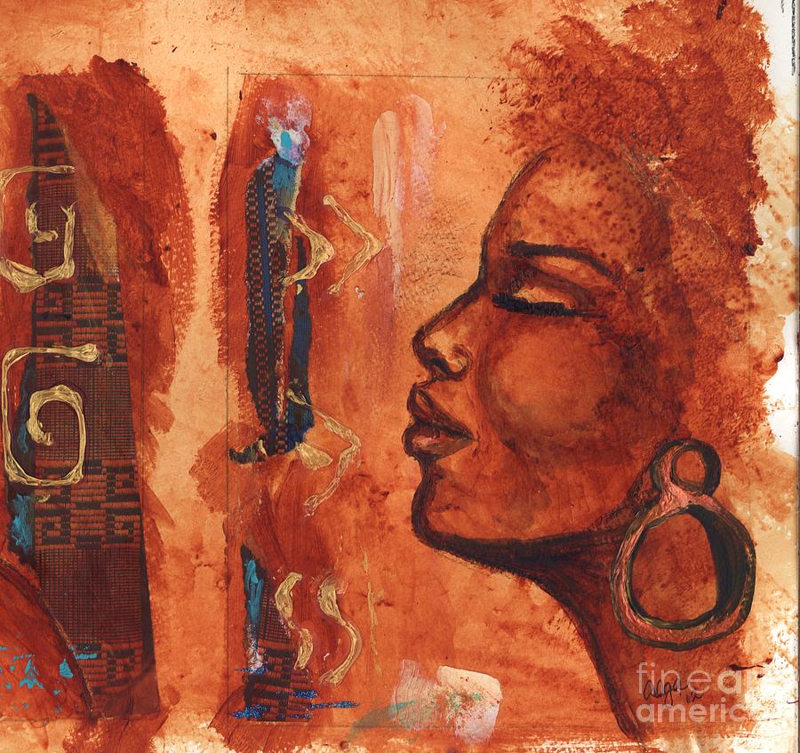Lost in Pleasant Thoughts Painting by Alga Washington