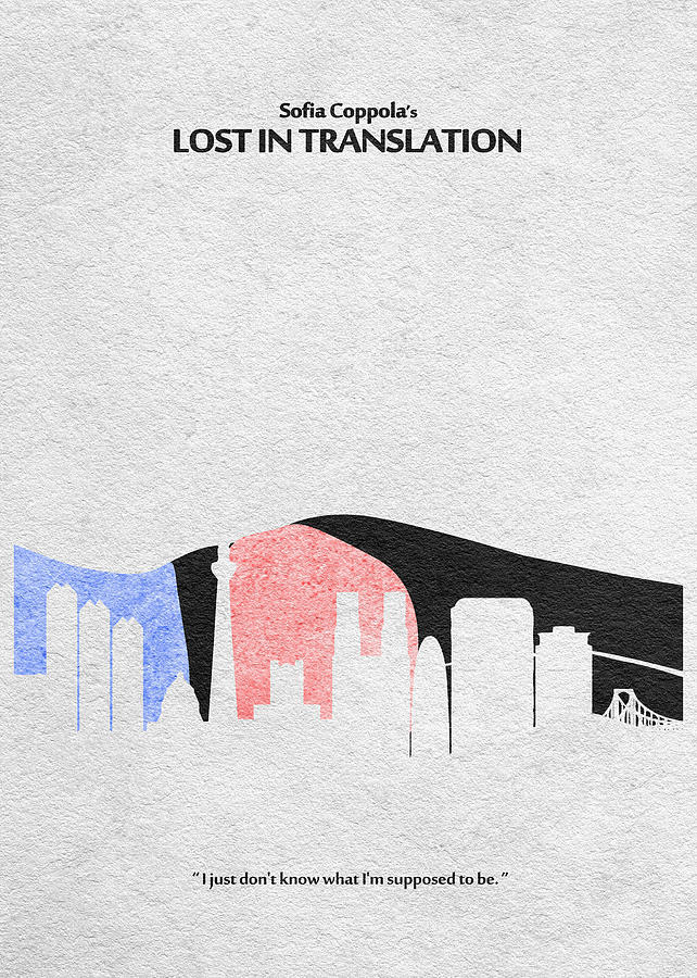 Bill Murray Drawing - Lost in Translation by Inspirowl Design