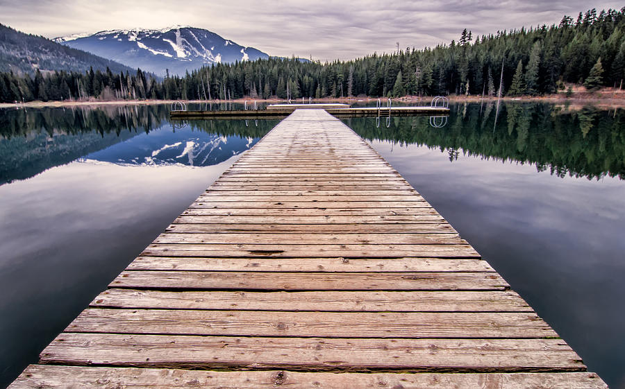 Nature Photograph - Lost Lake Dock by James Wheeler