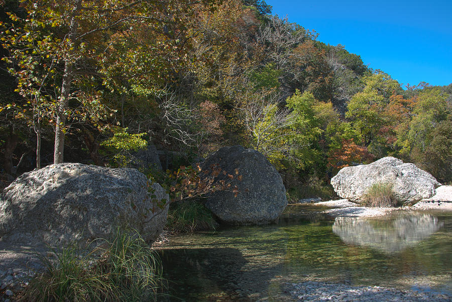 Lost Maples Texas At Mirror Pool Photograph by JG Thompson - Pixels