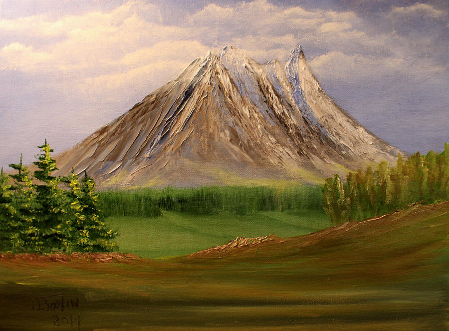 Nature Painting - Lost Mountain by Jacques Boutin