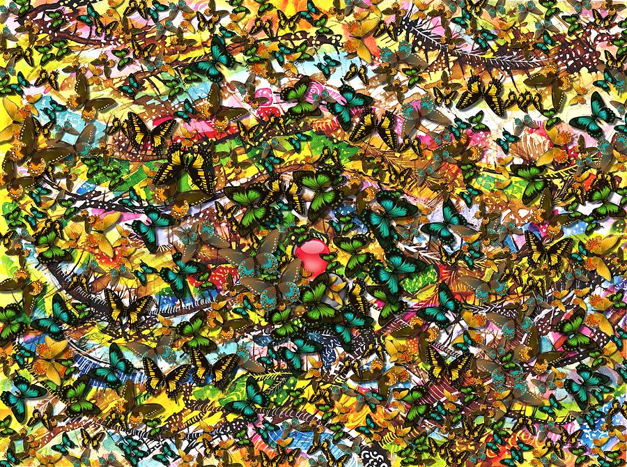 Lots And Lots Of Butterflies Painting