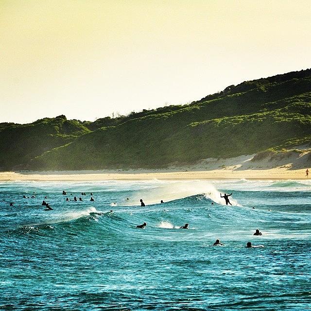 Lots And Lots Of Surfers At Soldiers Photograph by Pauly Vella