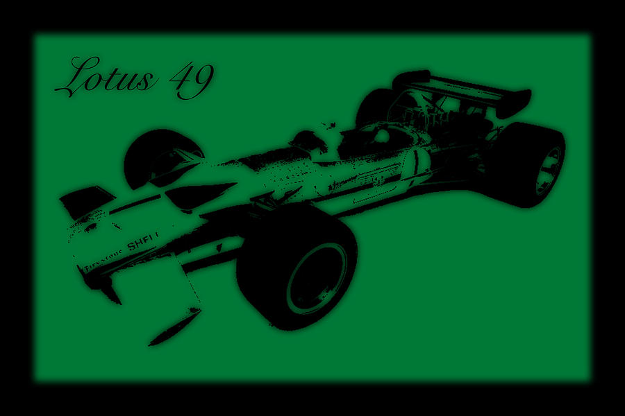 Lotus 49 Digital Art by The Polart bear - Fine Art America