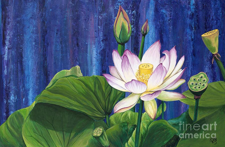 Lotus Dream  Painting by Patty Vicknair