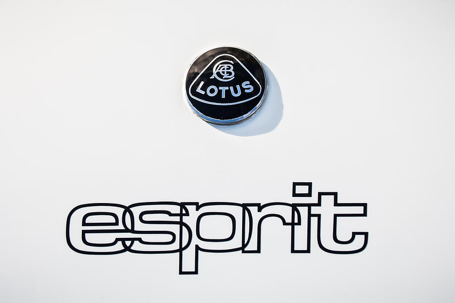 Lotus Esprit Emblem -0395c Photograph by Jill Reger