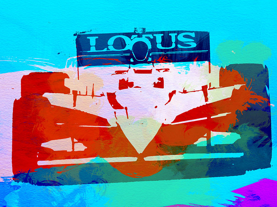 Car Painting - Lotus F1 Racing by Naxart Studio