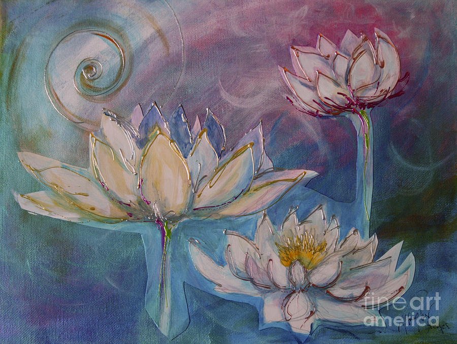 Lotus Flower 4 by Sandra Taylor-Hedges Lotus Flower 4 by Sandra Taylor-Hedges