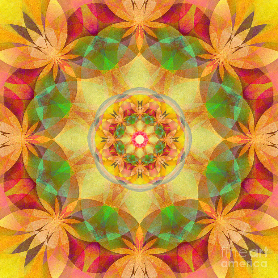 Lotus Mandala 2. version Digital Art by Klara Acel
