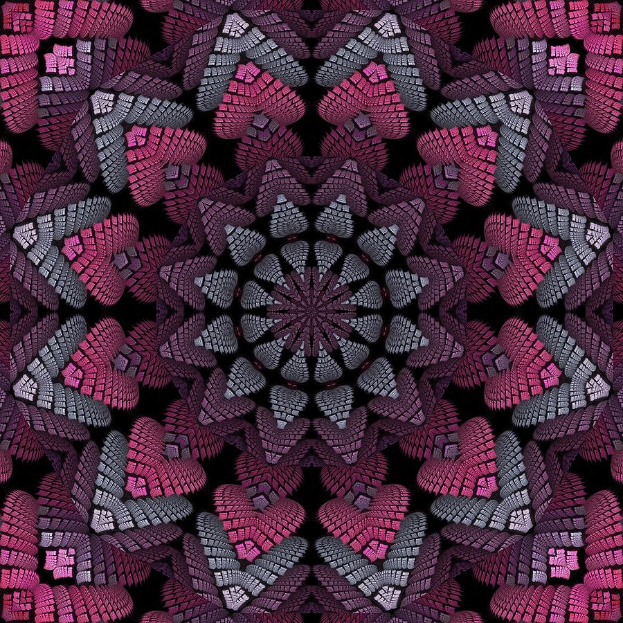 Lotus Mandala- Pink Digital Art by Doug Morgan