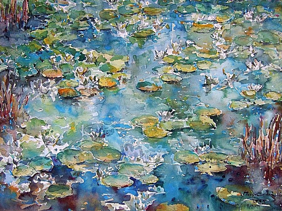 Lotus Painting by Pornchai Lerttamasiri - Fine Art America