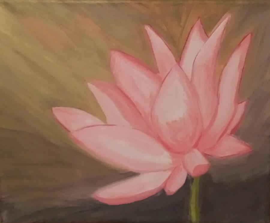 Abstract Painting - Lotus by Sam McIlvaine