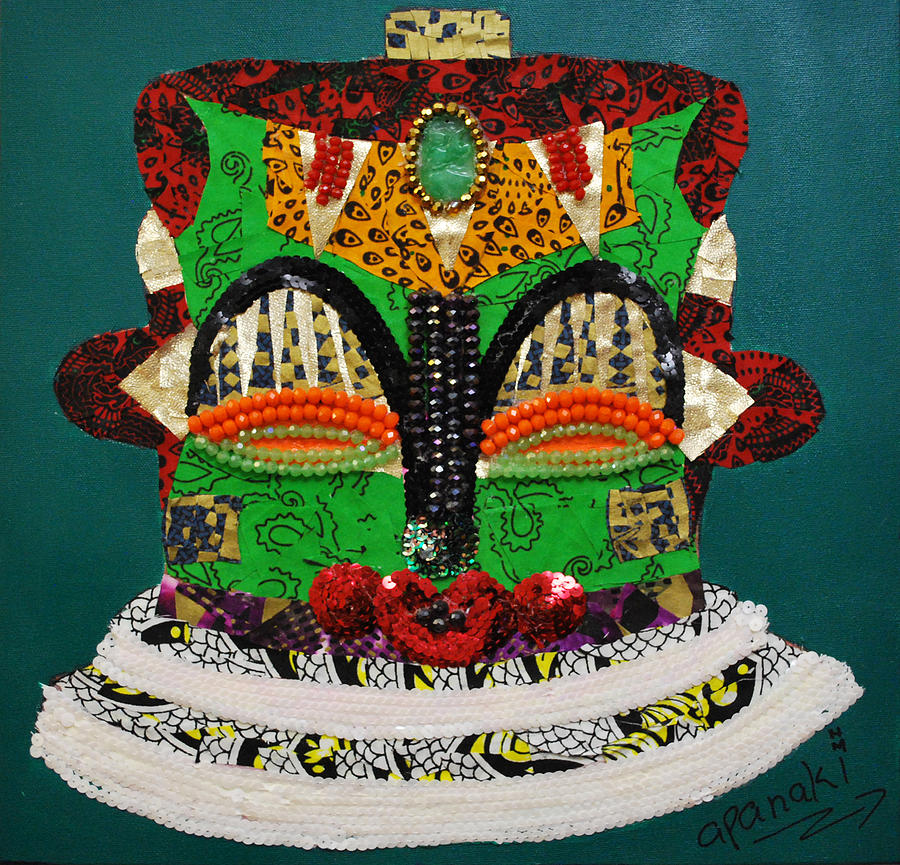 Lotus Warrior Tapestry - Textile by Apanaki Temitayo M