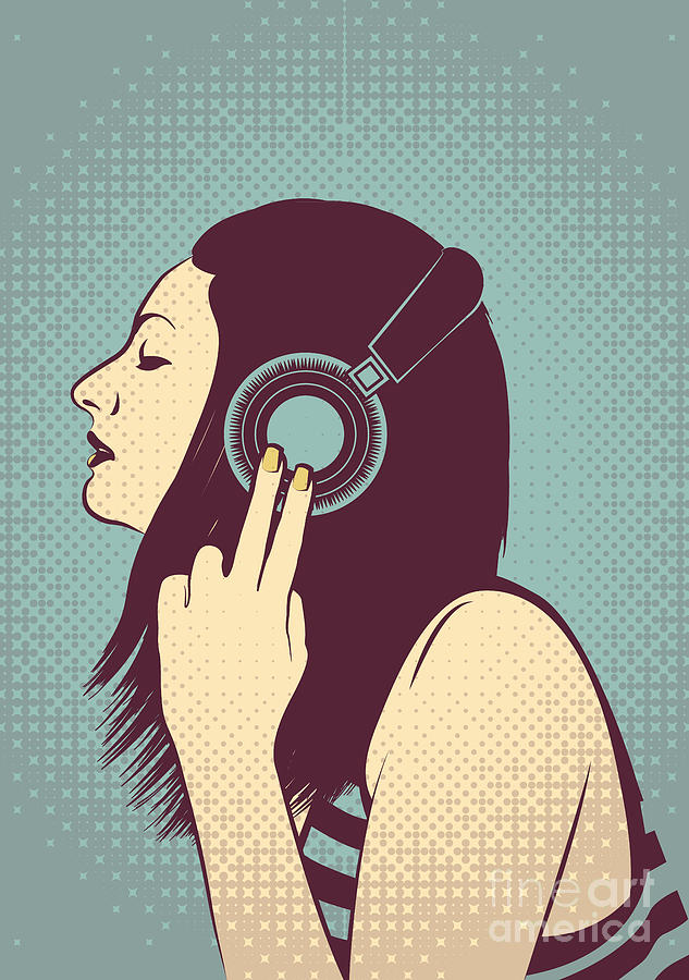 Music Digital Art - Loud silence by Freshinkstain
