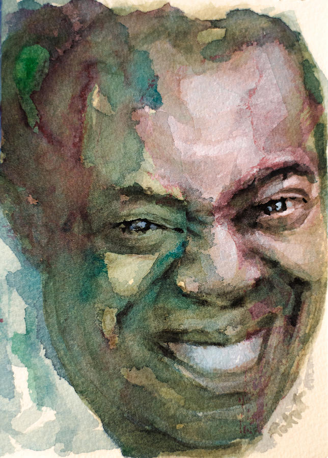 Louis Armstrong Painting by Laur Iduc